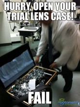 trial lens fail